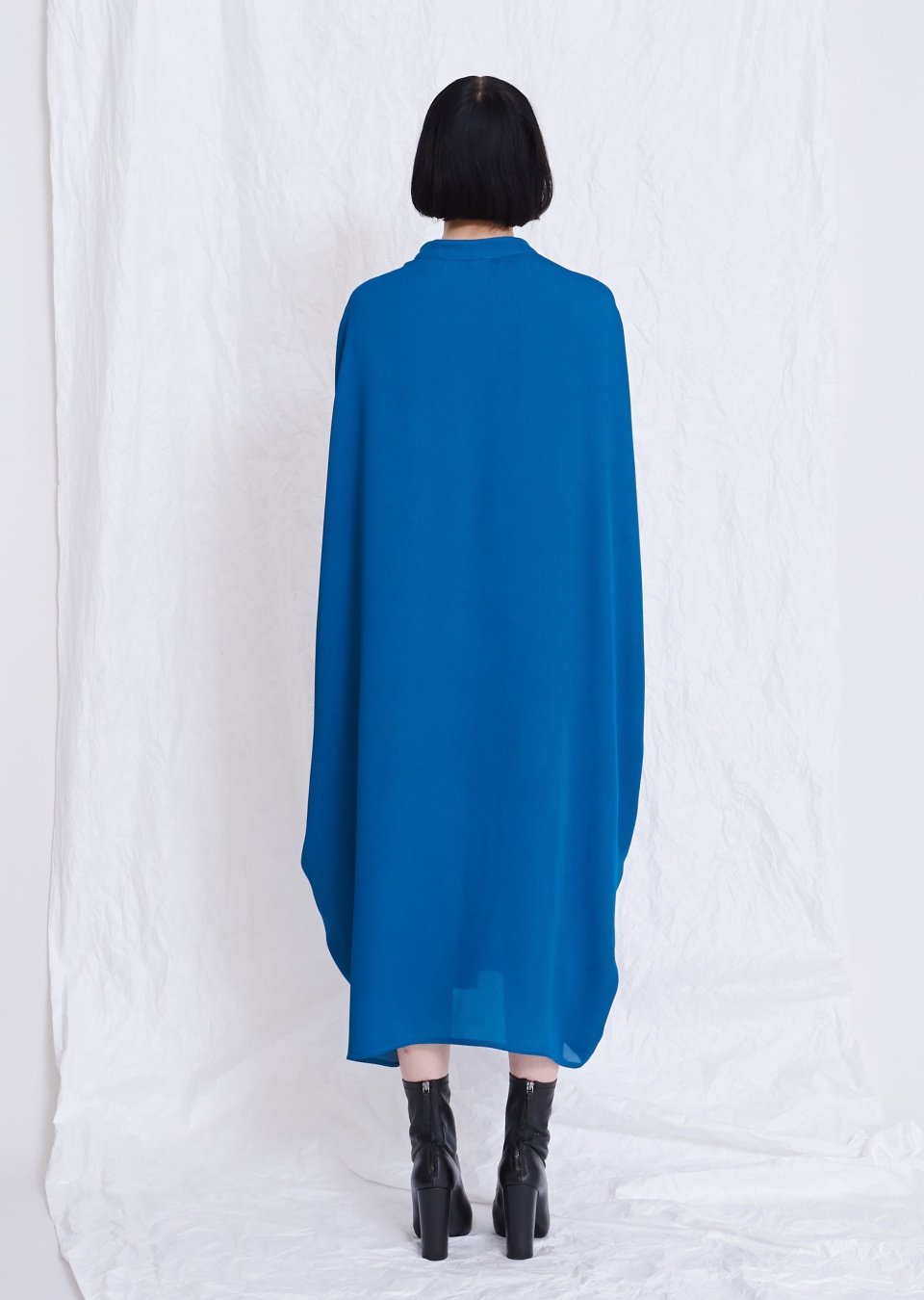  by , Hemdblusenkleid petrol, 