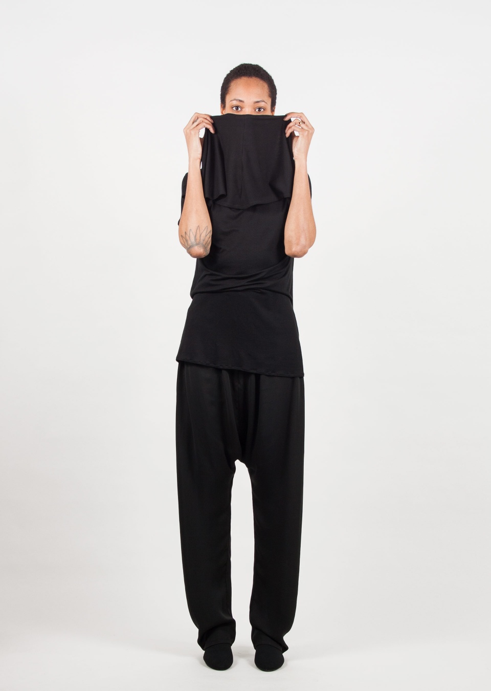  by , Shirt mit Wasserfalldetail, 
